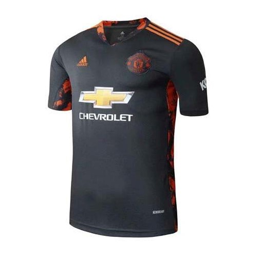 Tailandia Camiseta Manchester United 1ª Kit Portero 2020 2021 Gris